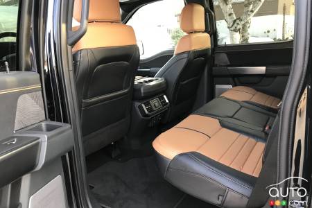 2021 Ford F-150 EcoBoost, second-row seats